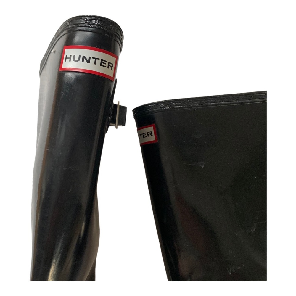 Hunter Black Winter and Rain Boots sz 37 - Picture 3 of 6